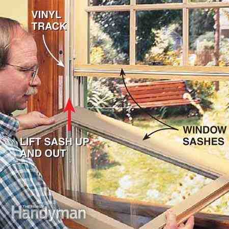 What is a double hung window?